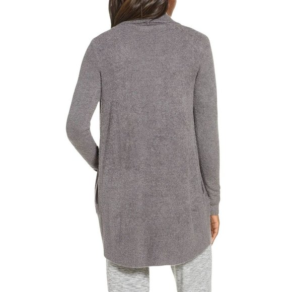 Barefoot Dreams Womens Gray Open Front CozyChic Li - Picture 9 of 9